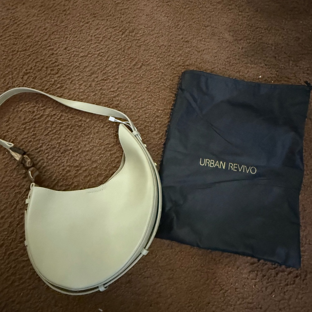 Urban Revivo Cream Shoulder Bag
